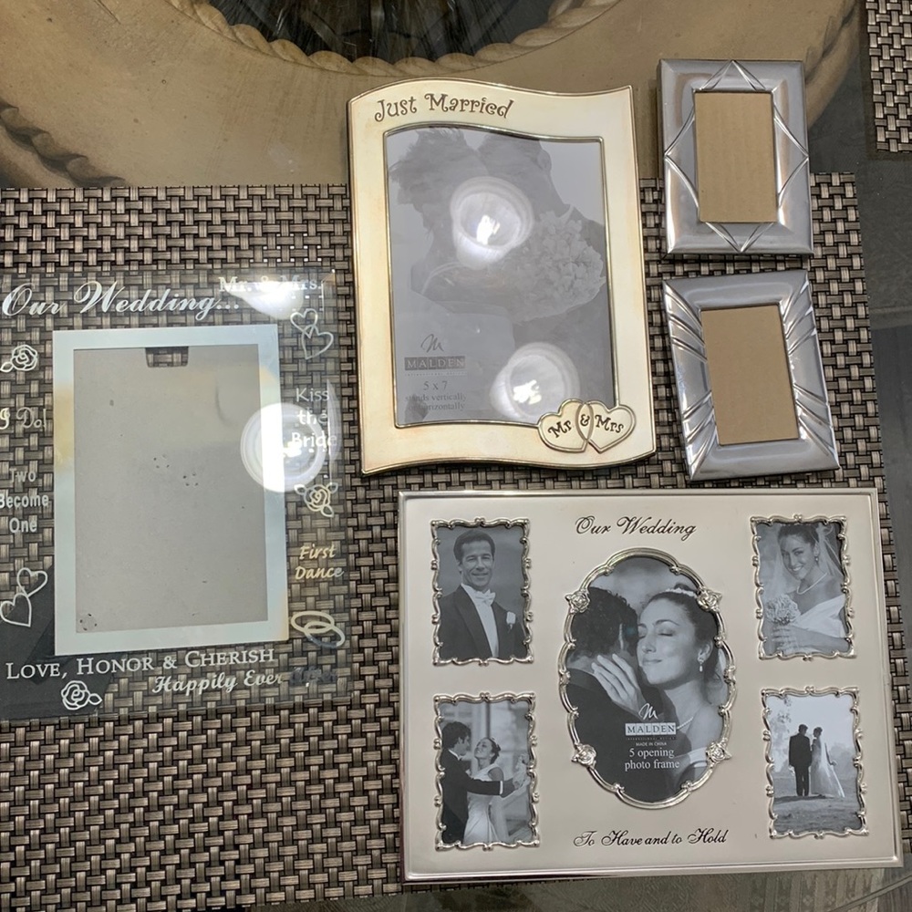 Wedding picture frames